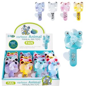 Ανεμιστηράκι Ζωάκια 12,5x7cm SummerTiempo 623217 - 24 τεμ.