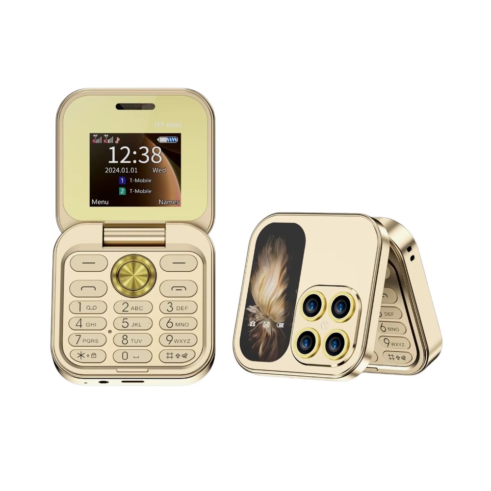 Κινητό τηλέφωνο - i17 Pro - Dual Sim - 812181 - Gold
