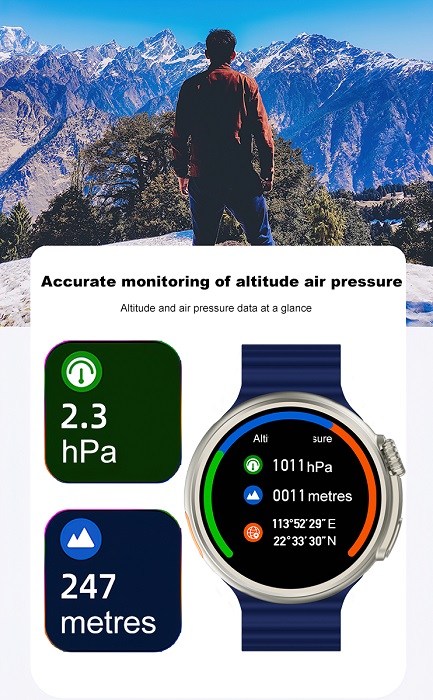 Smartwatch - Z78 UItra - 880266 - Orange - Image 4