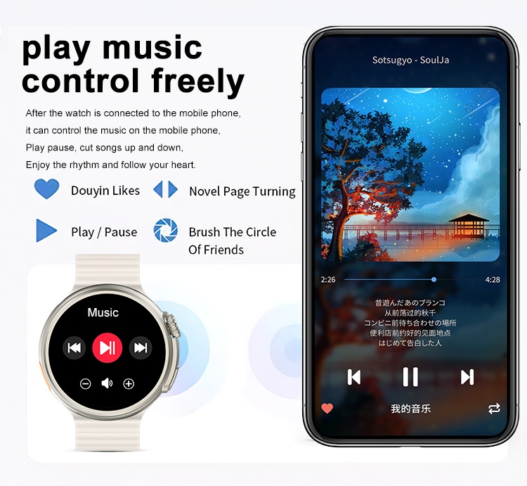 Smartwatch - Z78 UItra - 880266 - Orange - Image 3