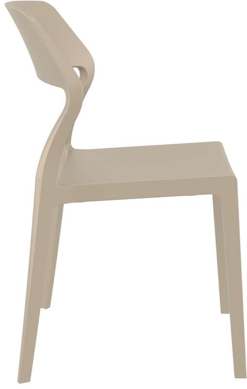 SNOW TAUPE ΚΑΡΕΚΛΑ ΠΟΛ/ΝΙΟΥ 52X56X83εκ. - Image 3