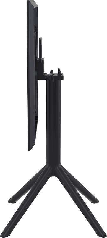 SKY BLACK 60Χ60X74εκ. ΤΡΑΠΕΖΙ ΠΤΥΣ/ΝΟ ΠΟΛ/ΝΙΟΥ - Image 3