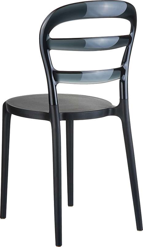 BIBI BLACK/BLACK TRANSP. ΚΑΡΕΚΛΑ 42X50X85εκ. - Image 2