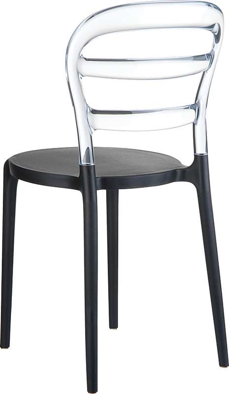 BIBI BLACK/CLEAR TRANSP. ΚΑΡΕΚΛΑ 42X50X85εκ. - Image 2