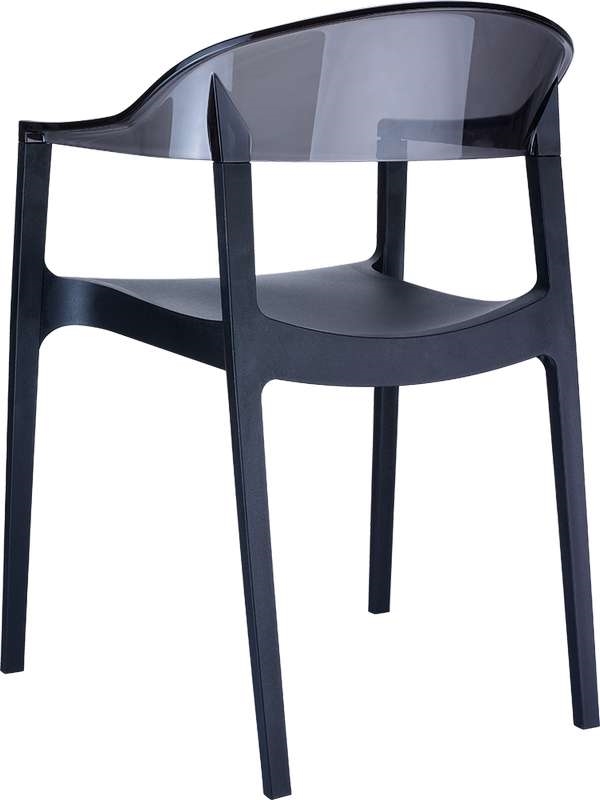 CARMEN BLACK/BLACK ΠΟΛΥΘΡΟΝΑ 49X53X79εκ. - Image 2