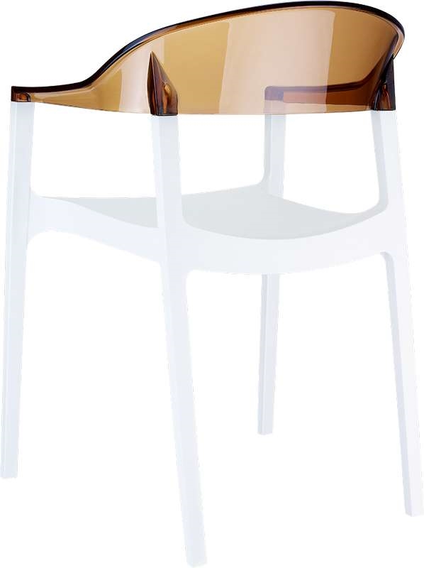 CARMEN WHITE/AMBER ΠΟΛΥΘΡΟΝΑ 49X53X79εκ. - Image 2