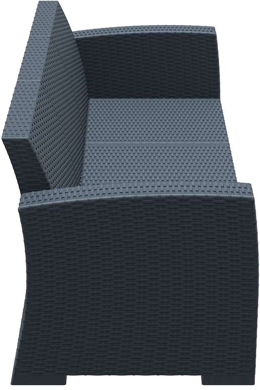 MONACO DARK GREY 3ΘΕΣΙΟΣ ΚΑΝΑΠΕΣ ΠΟΛ/ΝΙΟΥ - Image 2