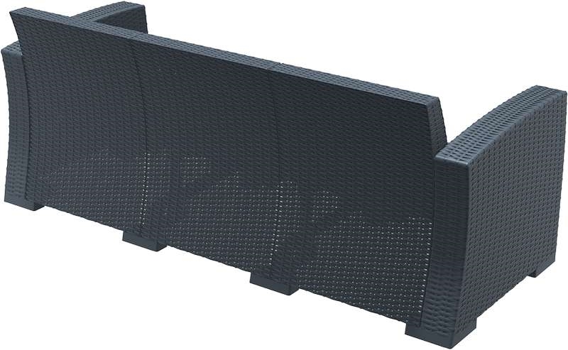 MONACO DARK GREY 3ΘΕΣΙΟΣ ΚΑΝΑΠΕΣ ΠΟΛ/ΝΙΟΥ - Image 3