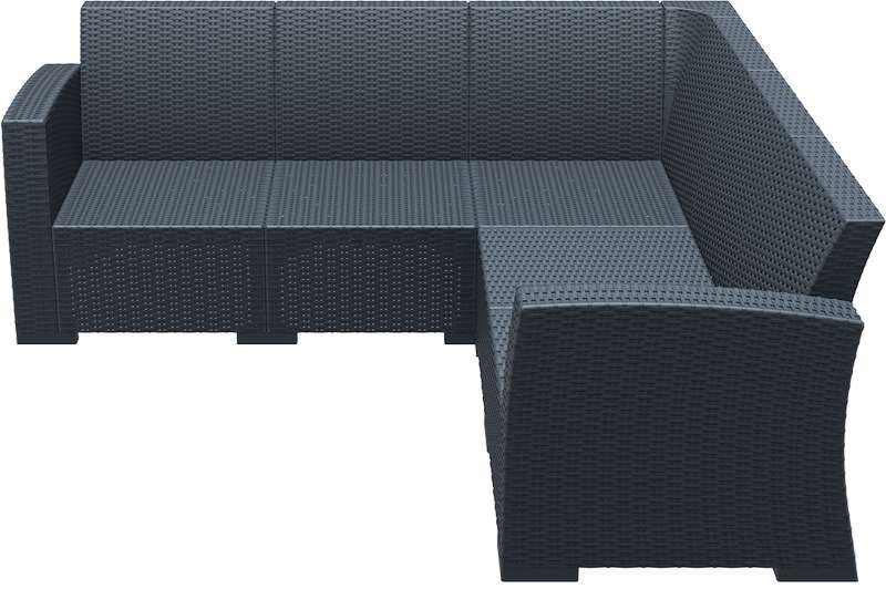 MONACO DARK GREY ΓΩΝΙΑ 207Χ207Χ79εκ. ΠΟΛ/ΝΙΟΥ - Image 2