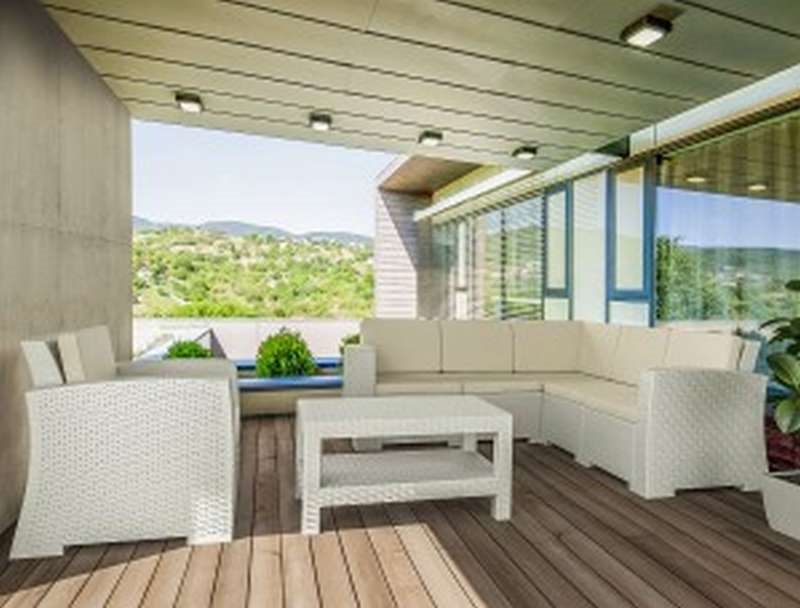 MONACO WHITE ΓΩΝΙΑ 207Χ207Χ79εκ. ΠΟΛ/ΝΙΟΥ - Image 3