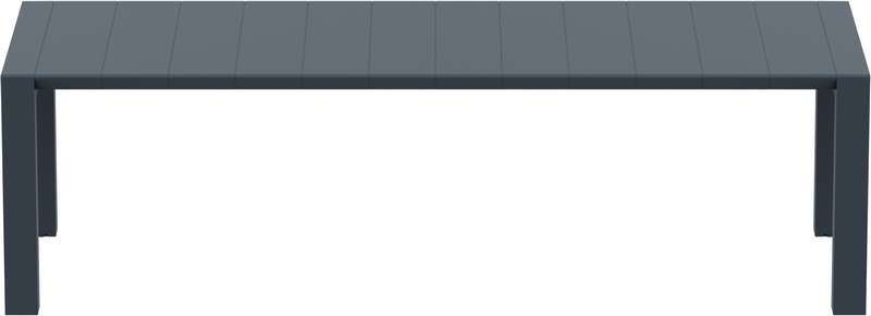 VEGAS RATTAN DARK GREY 100X260/300Χ75εκ. ΕΠΕΚΤ.ΤΡΑΠΕΖΙ - Image 2