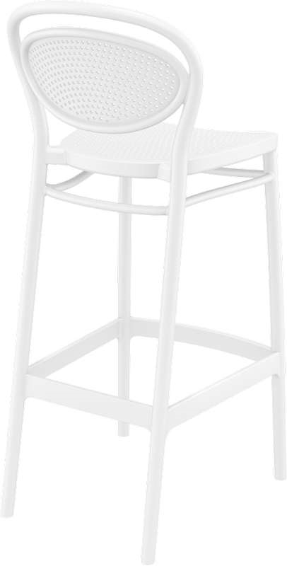 MARCEL 75εκ. ΣΚΑΜΠΟ WHITE ΠΟΛ/ΝΙΟΥ - Image 2