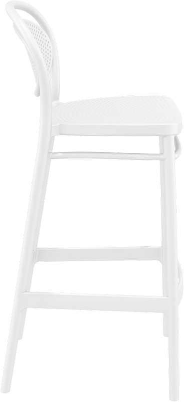 MARCEL 75εκ. ΣΚΑΜΠΟ WHITE ΠΟΛ/ΝΙΟΥ - Image 3