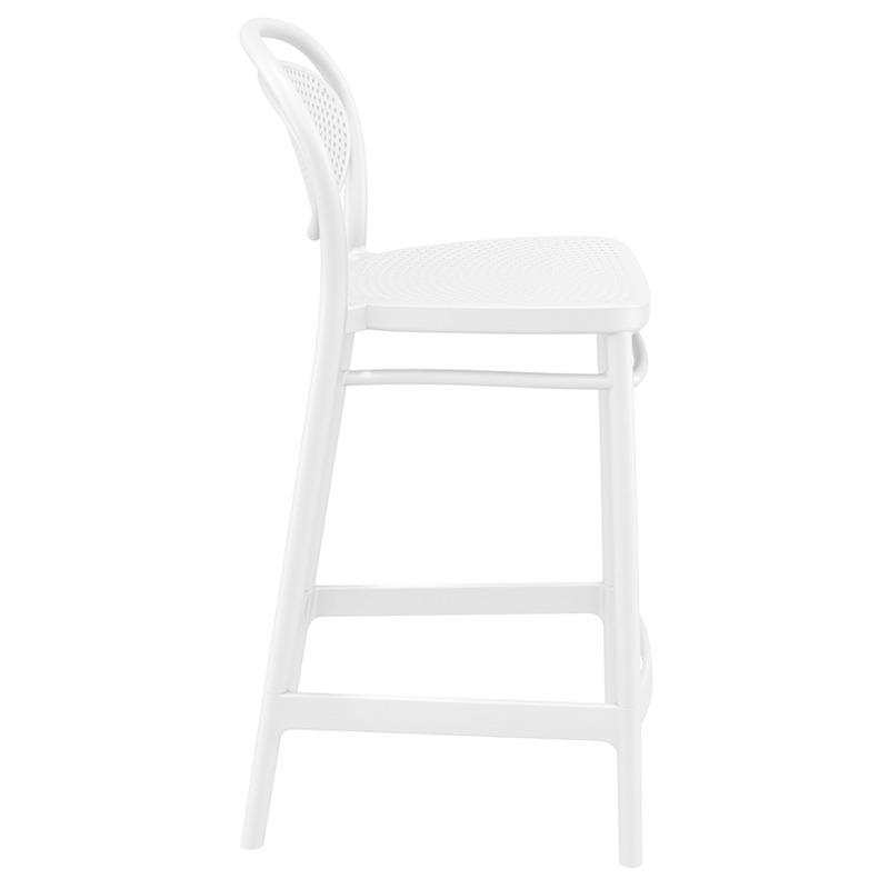 MARCEL 65εκ. ΣΚΑΜΠΟ WHITE ΠΟΛ/ΝΙΟΥ - Image 3