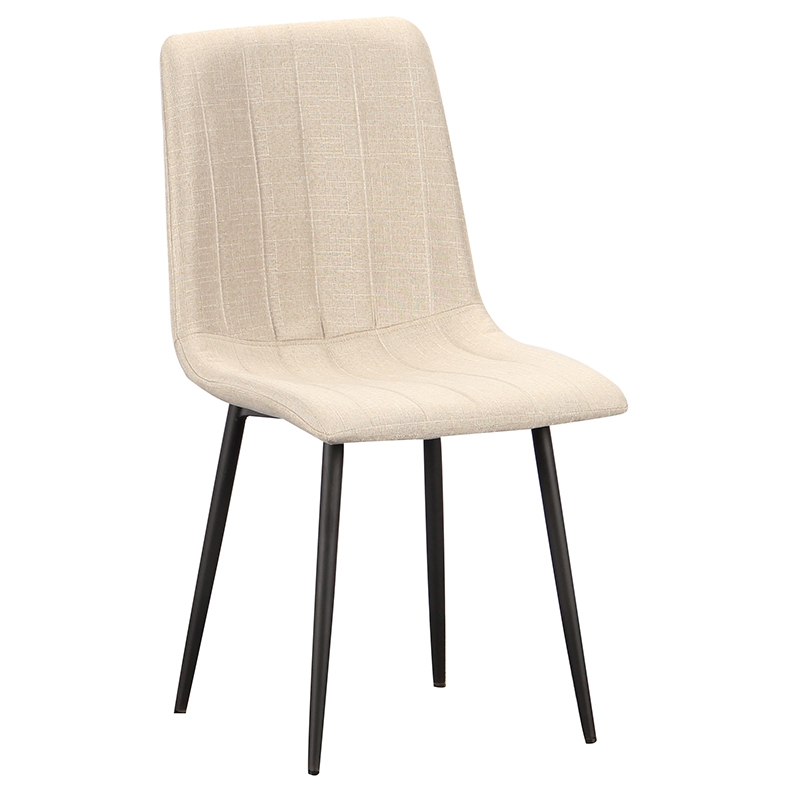 DORA BEIGE ΥΦΑΣΜΑ(Σ4)ΚΑΡΕΚΛΑ ΜΕΤΑΛΛΙΚΗ 45X53X48-86εκ.