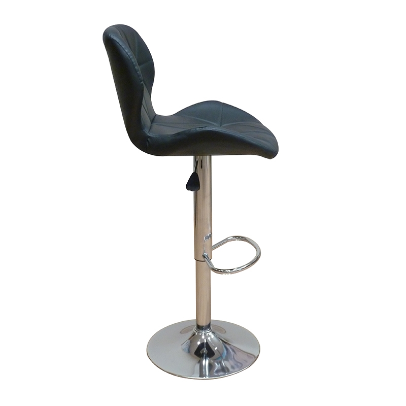 Σκαμπό Μπάρ 2τμχ Bar91 Black Pu 48x49x109εκ. - Image 3