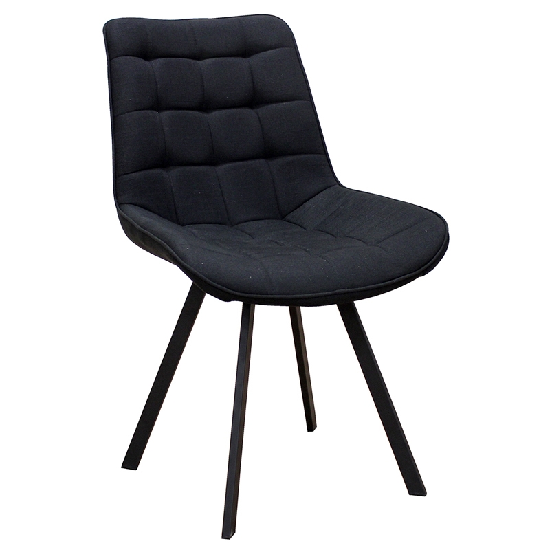MIRA BLACK ΥΦΑΣΜΑ(Σ4)ΚΑΡΕΚΛΑ ΜΕΤΑΛΛΙΚΗ 53X59X46-86εκ.