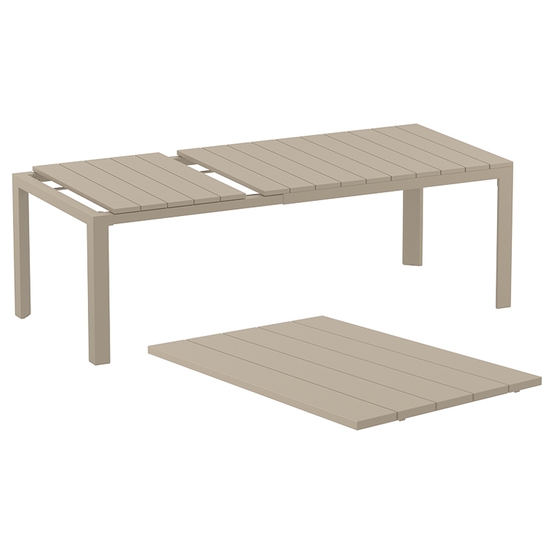 ATLANTIC TAUPE 100X140/210Χ76εκ. ΕΠΕΚΤ.ΤΡΑΠΕΖΙ ΠΟΛ/ΝΙΟΥ - Image 3