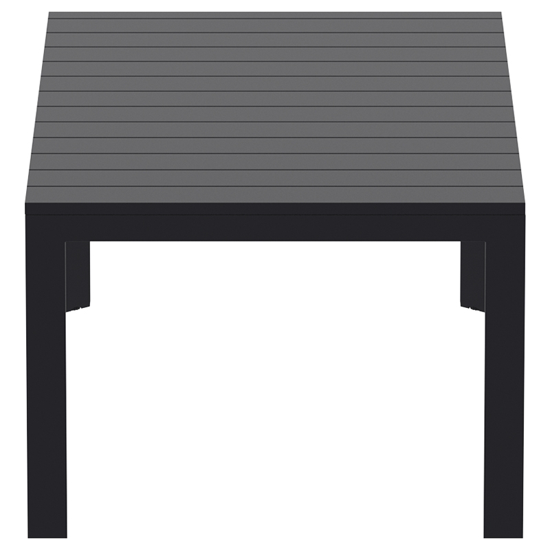 ATLANTIC BLACK 100X210/280Χ76εκ. ΕΠΕΚΤ.ΤΡΑΠΕΖΙ ΠΟΛ/ΝΙΟΥ - Image 2