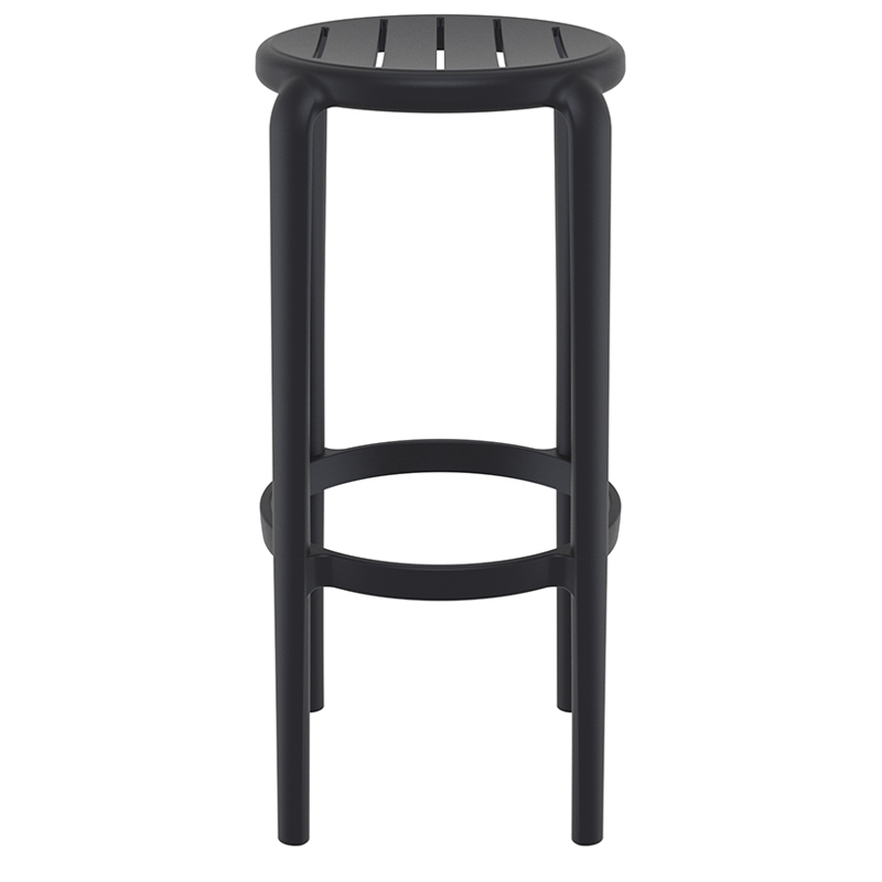 TOM 75εκ. ΣΚΑΜΠΟ BLACK ΠΟΛ/ΝΙΟΥ 36X36X75εκ. - Image 2