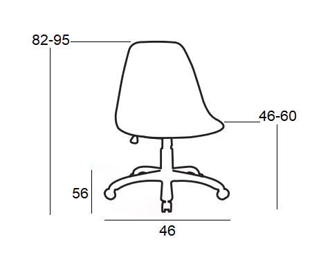 BS1300 ΡΟΖ ΚΑΡΕΚΛΑ ΓΡΑΦΕΙΟΥ - Image 2