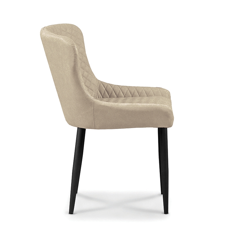 LION BEIGE ΥΦΑΣΜΑ(Σ2)ΚΑΡΕΚΛΑ ΜΕΤΑΛΛΙΚΗ 48X55X50-86εκ. - Image 3
