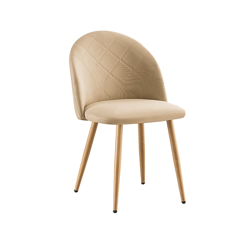 RIO ΦΥΣΙΚΟ/BEIGE ΥΦΑΣΜΑ(Σ4)ΚΑΡΕΚΛΑ ΜΕΤΑΛΛΙΚΗ 47X53.5X49-80εκ.