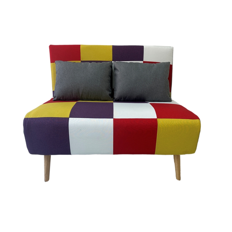 SARA PATCHWORK ΥΦΑΣΜΑ ΚΑΝΑΠΕΣ/ΚΡΕΒΑΤΙ 134Χ80Χ84εκ. - Image 2
