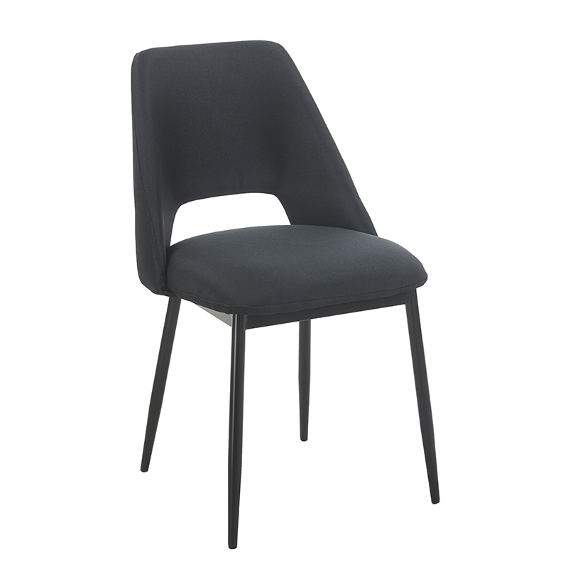 MADISON BLACK ΥΦΑΣΜΑ ΚΑΡΕΚΛΑ ΜΕΤΑΛΛΙΚΗ 45X54X49-83εκ.