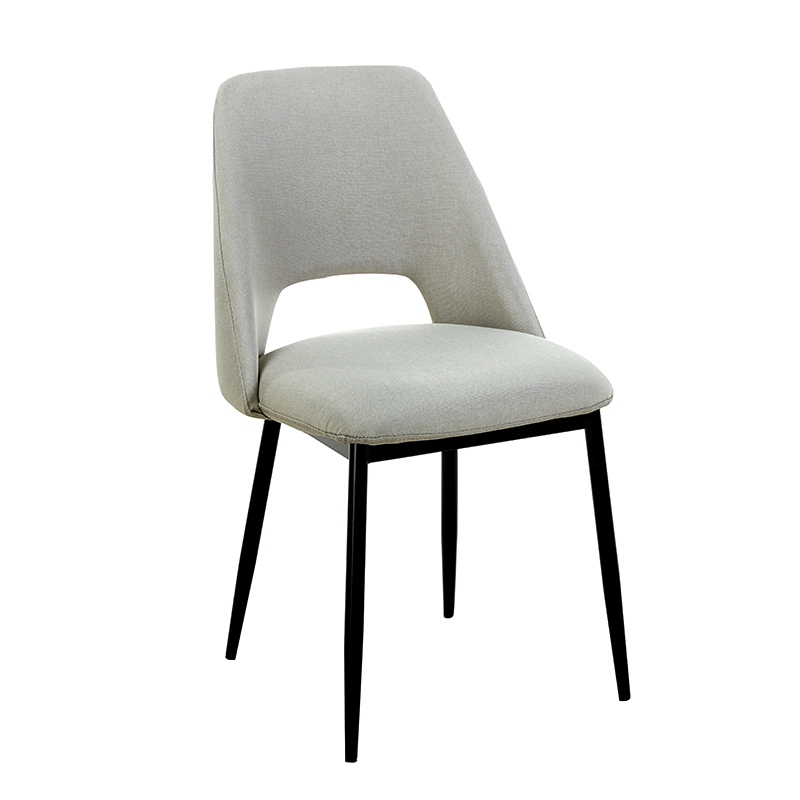 MADISON L. BEIGE ΥΦΑΣΜΑ ΚΑΡΕΚΛΑ ΜΕΤΑΛΛΙΚΗ 45X54X49-83εκ.