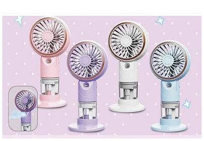 Επαναφορτιζόμενος ανεμιστήρας & υγραντήρας mini - SD-23B - 030007 - Purple - Image 2