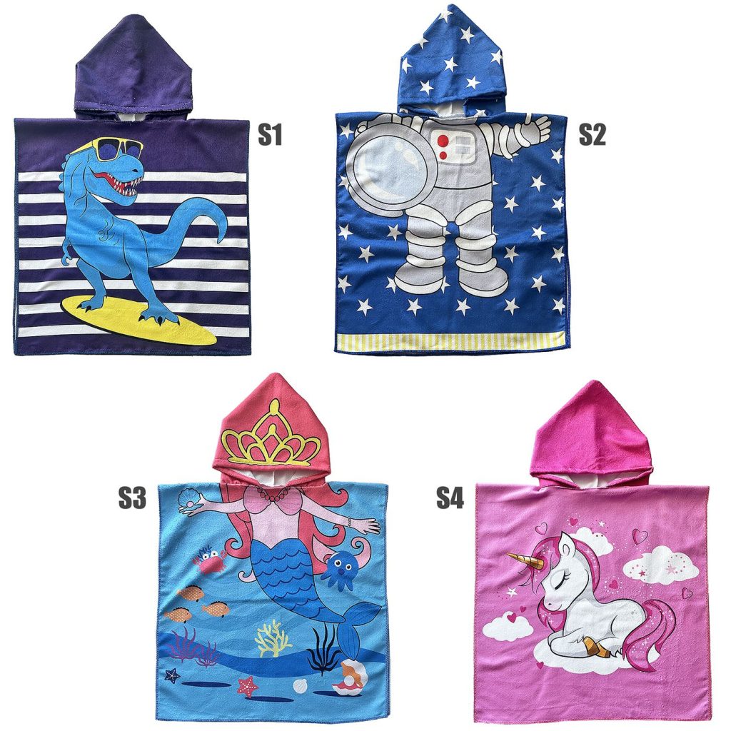 Πόντσο Παιδικό Θαλάσσης Microfiber 60x120cm SummerTiempo 622961 - 1 τεμ.