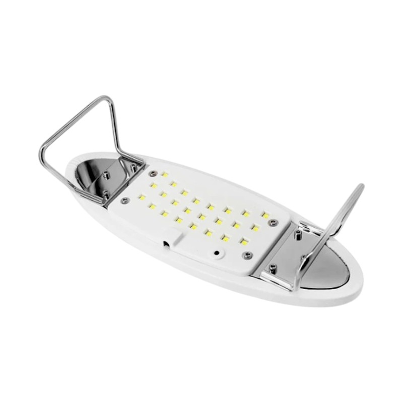 Φουρνάκι νυχιών με βάση στήριξης - Arm Rest manicure-pedicure - SUN-H9 - 582426 - White