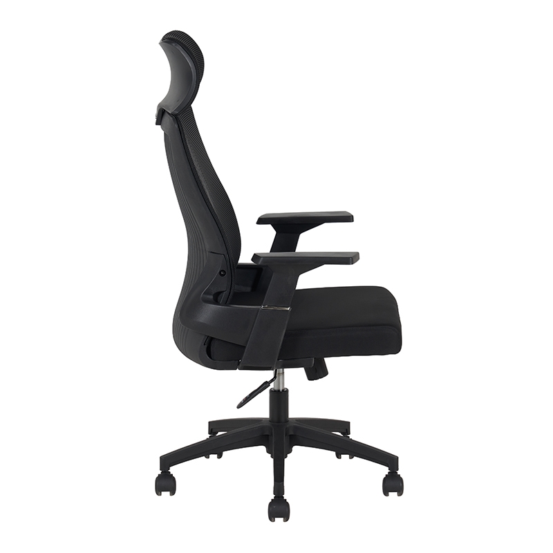 A9925 ΜΑΥΡO MESH ΠΟΛΥΘΡΟΝΑ ΓΡΑΦΕΙΟΥ 64X60X43-110/52-119εκ. - Image 3