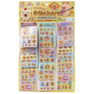 Αυτοκόλλητα Laser Capybara 16x10cm JustNote 381983 - 20 τεμ.