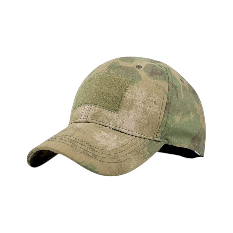 Ανδρικό καπέλο jockey στρατιωτικού τύπου - M02 - 270607 - Green/Beige