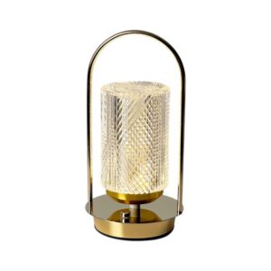 Επαναφορτιζόμενο επιτραπέζιο φωτιστικό LED - 43-4 - 430132 - Gold