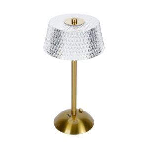 Επαναφορτιζόμενο επιτραπέζιο φωτιστικό LED - 43-5 - 430149 - Gold