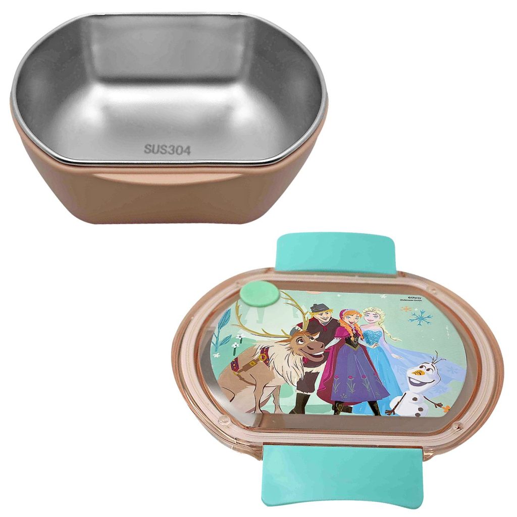 Δοχείο Φαγητού Stainless Steel & Πλαστικό pp 680ml Frozen 16,5x6,5x15cm  680ml Gim 551-43267 - 1 τεμ.