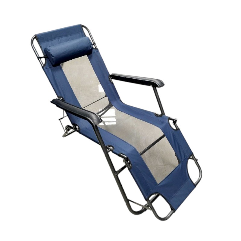 Πτυσσόμενη καρέκλα-ξαπλώστρα παραλίας - 1236E - 241798 - Blue