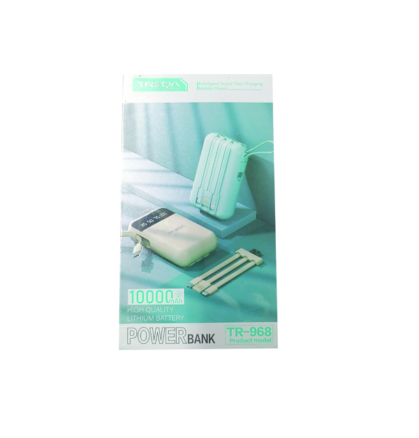 Power Bank Treqa TR-968 10000 mAh [30601384] - 2 τεμ.