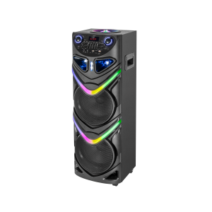 Φορητό ηχείο subwoofer με 2 μικρόφωνα Karaoke - CH-1089 - 801131 - Image 2