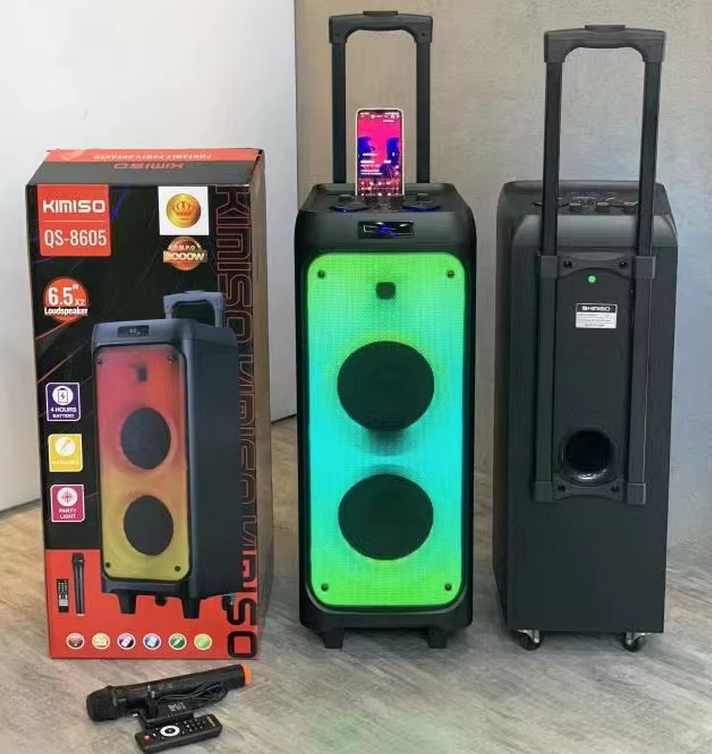 Φορητό ηχείο subwoofer με μικρόφωνο Karaoke - QS-8605 - 813157 - Image 2