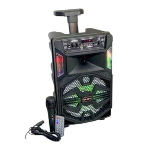 Φορητό ηχείο subwoofer με μικρόφωνο Karaoke - QS-3810 - 813195
