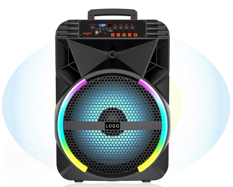 Φορητό ηχείο subwoofer με μικρόφωνο Karaoke - ABS-15101 - 813690 - Image 2