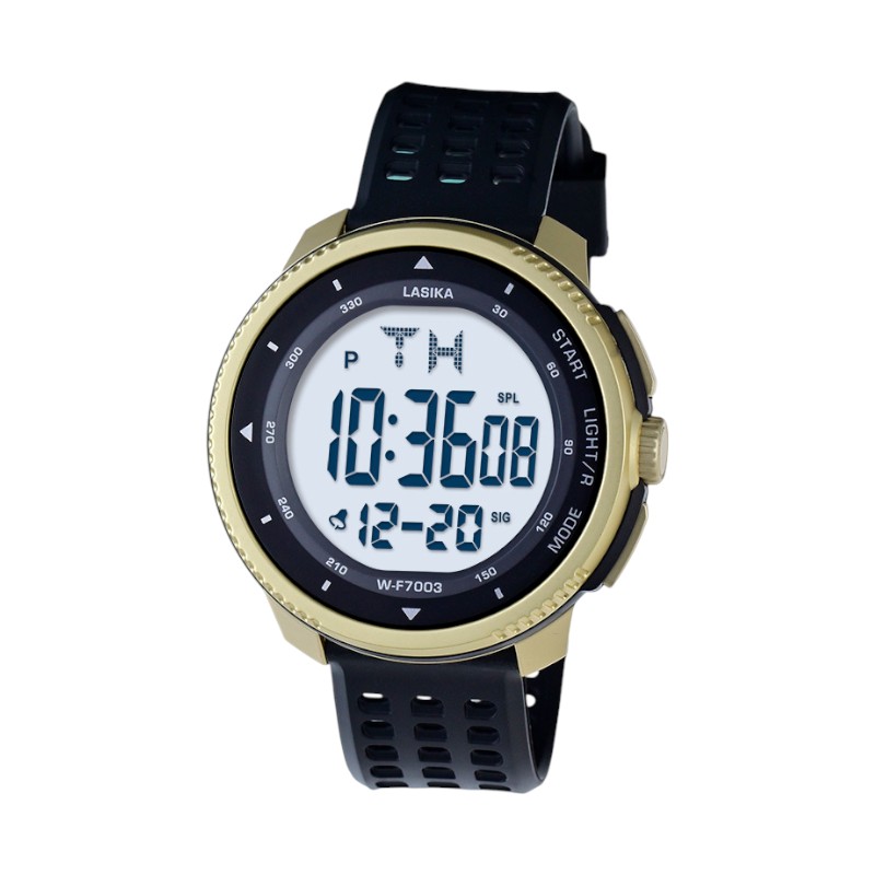 Ψηφιακό ρολόι χειρός - LS7003 - Lasika - 817360 - Black/Gold