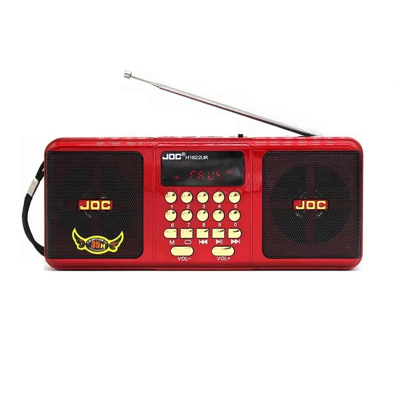 Επαναφορτιζόμενο ραδιόφωνο - JOC-1822 - 818224 - Red