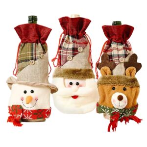 Θήκη Κρασιού με 3D Φιγούρα Xmas 30x13cm Xmasfest 1133952 - 1 τεμ.