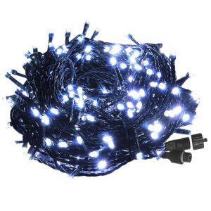 100 Λαμπάκια LED Λευκό Ψυχρό σε Σειρά με Επέκταση & Προγράμματα IP44 5m (δεν Περιέχεται ο Μετασχηματιστής) Xmasfest 1133885 - 1 τεμ.