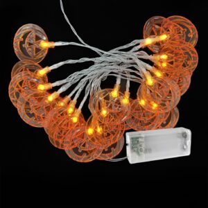 20 Λαμπάκια LED Μπαταρίας Κολοκύθες Λευκό Θερμό με Controller IP20 2,2m Xmasfest 1133888 - 1 τεμ.